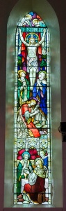 stained glass window.